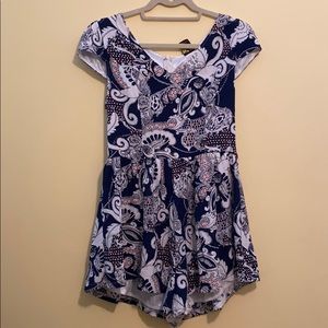 LF Printed Romper